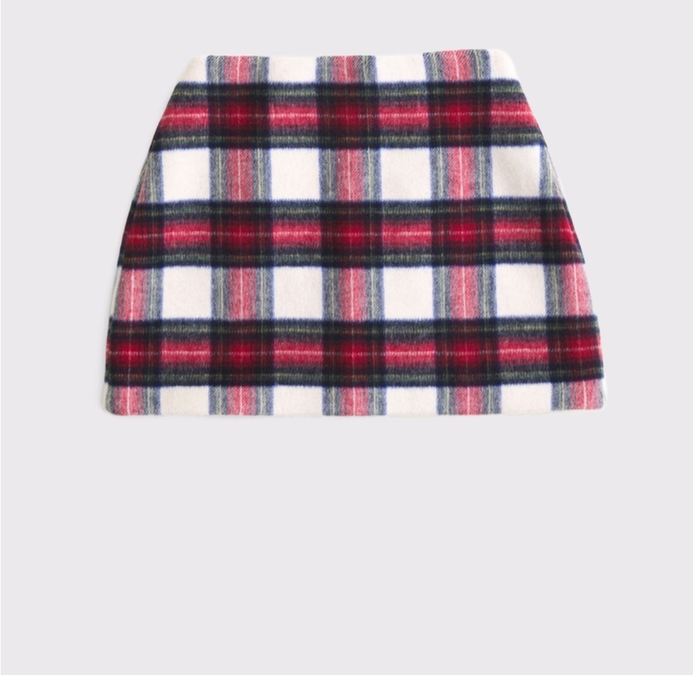Abercrombie Plaid Mini skort - Red, green, White